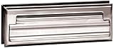 Salsbury Industries 4035C Mail Slot, Standard/Letter Size, Chrome Finish [並行輸入品]