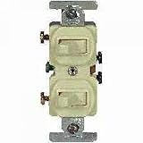 Eaton 276V 15 Amp Commercial Grade Toggle Duplex Switch, Ivory [並行輸入品]