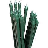 国華園 イボ付鋼管製支柱スーパー 直径20mm・長さ210cm 20本１組 グリーン