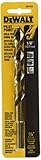 DEWALT DW1932 1/2-Inch Gold Ferrous Oxide Pilot Point Twist Drill Bit [並行輸入品]