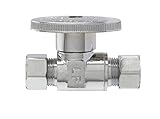 Plumb Pak pp2071lf四半期Turn Straightバルブ3 / 8インチod圧縮by 3 / 8インチod、鉛フリー、