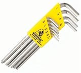 BONDHUS(ボンダス) ボールポイント付六角レンチセット10本組 インチタイプ BLX10B 並行輸入品