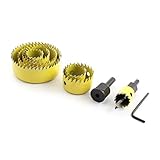 11pcsウッド木工ツイストドリルビットホールソーハードウェアツールセットを切断します