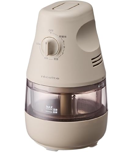 Amazon | エムケー 精米機 家庭用 ライスロン ワインレッド 2合 SM