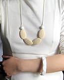 A L L U R E silicone teething necklace + bangle set for mom BPA free FDA compliant food grade silico