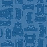 York Wallcoverings DS7666 Walt Disney Kids II Lightning and Mater Wallpaper, Medium and Bright Blue 