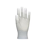 東和コーポレーション 産業用クリーン制電手袋 エレポイント 130 M グレー