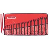 Stanley Proto J1200F-MBASD 15 Piece 12 Point Metric Combination Wrench Set [並行輸入品]