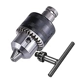 Bestgle 1.5-13mmドリルチャック メタルキー付き インパクトレンチ変換ツール 1/2インチアダプターソケット1/2-20UNF ブラック