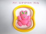 RaiFu ラトル ベビー ラットルシェーカー グラブとスピン ミュージカル 玩具 早期教育玩具 1PC ウサギを回転させる