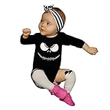 AmazingDeal 子供服 ベビー爬行服 長袖 春秋 綿製品 連体衣装 可愛い 怪獣柄 黒 (60)