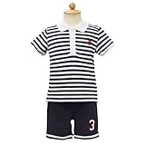 [ユーエスポロ] U.S. POLO ASSN. (BABY) ベビー服 セットアップ (半袖ポロシャツ・ハーフパンツ) USP28960NV XLサイズ