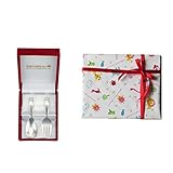 メモリアルギフト 出産祝い 名入れ 銀のスプーン&フォークセット 通常子供ラッピング