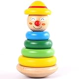 アラジン赤ちゃんアーリー木製ピエロスタッカーを学びます [並行輸入品]