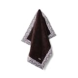 Baby Star Poodle Blanket, Flutter Pink/Chocolate by Baby Star