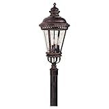 Feiss OL1908GBZ Castle 4-Light Post, Grecian Bronze [並行輸入品]