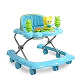 DULPLAY 6-12 ヶ月 歩行器 ベビー,ロール オーバーを防ぐため ハンド プッシュ 安全 1 ベビーシンプルウォーカー ブ 音楽と 式- 27x22x23inch