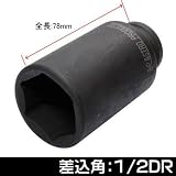 【アストロプロダクツ】AP 1/2DR インパクトディープソケット 30mm