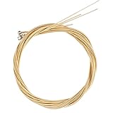 Gkikirty 4本/セットアコースティックベース弦楽器用真鍮カーボンスチールコア弦ベース弦ベースパート