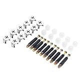 10セット 家具カム継手 ダボール 継手挿入ナット タボ プレ挿入ナット カムフィッティングコネクタ　家具のコネクタ金具　家具側の接続用　ダボ予め挿入ナット