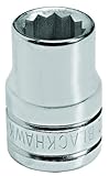 Blackhawk By Proto 34008M 12 Point 8mm Drive Socket, 3/8-Inch by BLACKHAWK BY PROTO [並行輸入品]
