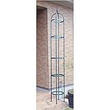 フラワースタンド ガーデニング用品 【直径38cm×高さ250cm】 脚4本付 防サビ加工 スチールパイプ製 『オベリスク エクセレント』 日本製