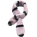 Goenn かわいい ベビー 赤ちゃん ストライプ マフラー 防寒 冬 しもやけ 対策 キッズ子供用 誕生日 お祝い 七五三 プレゼント 公園 お出かけ お散歩 (パープル)