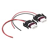 2pcs h11 smd led bulb hid head light wire ceramic connector