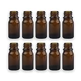 遮光瓶 茶色 ドロッパー付き 10本セット 5ml 21mm×50mm Φ10.5mm