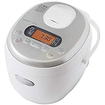 Amazon | ジャー炊飯器3合 ERC-MD30-W 231×285×201mm | アイリス