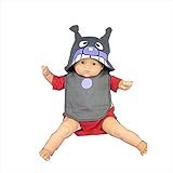 (アンパンマン) バイキンマン フード付きスタイ