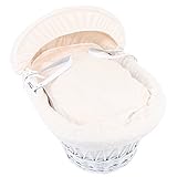 Luxury British Made Cream Marshmallow Bassinet Moses Basket Replacement Cover by Soho Fashions