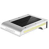 Lamake 106LED センサーライト ソーラーライト 屋外 昼白色 IP65 人感センサー 壁掛け灯 防犯ライト 太陽光充電 電気代不要 屋外照明 (1pack)