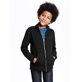 オールドネイビー OLD NAVY/ セーターフリーストラックジャケット ブラック アウターパーカー XS (5歳)【並行輸入】