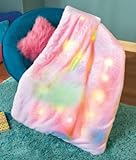 Girls Cozy Cuddler Lighted Blanket Throw - Color Changing [Bedroom Decor] [並行輸入品]