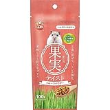 （まとめ買い）マルカン ハムスタースナック 果実テイスト フルーツパウダー 100g ハムスター用フード 【×12】