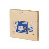 ジャパックス ゴミ袋 透明 120L Mサイズ 横100×縦120cm 厚み0.040mm BOX 業務用 ポリ袋 1枚ずつ取り出せるタイプ DKB-93 30枚入
