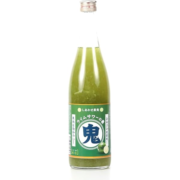 Amazon.co.jp: しあわせ果実 鬼おろし サワーの素 ライム 720ml : 食品