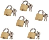 VIPホームEssentials 3 / 4 " ( 20 mm Appx ) Mini真鍮ロック6点セット – ブランドVIPパッケージ