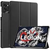 Gosento For Lenovo Legion Y700 2025 8.8インチ ケース スタンド機能付き 開閉式三つ折薄型スタンドケース Lenovo Legion Y700 2023 / 2025 カバー (ブラック)