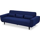 ソファ ソファー カウチソファ 3人掛け 3.5人掛け ネイビー