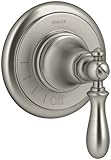 KOHLER T72771-9M-BN Artifacts Volume valve trim with swing lever handle, Less Valve, Vibrant Brushed