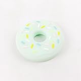 Mamimami Home シリコーン製 歯固め ドーナツ 幼児 歯が生える プレゼント 噛の玩具 53x11mm 1個 ミント