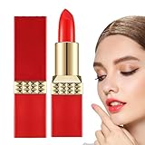 女性用口紅,長持ちする口紅, リップスティック女性のメイクアップの保湿, レディースリップスティック、ナチュラルリップスティック、保湿リップスティック、一日中リップスティック、クリスマス用に長持ち
