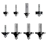 Timberline TRS-180 1/2-Inch Shank Profile Router Bit Set, 8-Piece [並行輸入品]