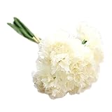 Outflower 母の日 カーネーション プロヴァンスミニチュアフラワー の 手芸 ハンド 造花 って プレゼントホーム結婚式の 飾る ラベンダー(白い)
