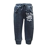 (ポスター) POSTAR　スリムスエットパンツ 杢チャコール　100cm
