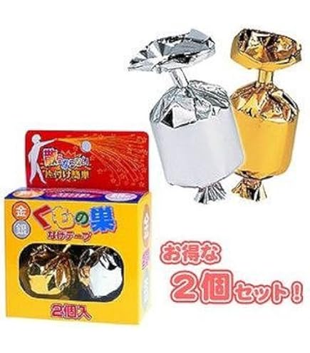 Amazon.co.jp: くもの巣投げテープ （白） 12個セット : おもちゃ