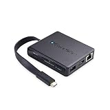 Cable Matters USB C ハブ 4K HDMI 80W PD給電 UHS-IIカードリーダー 2X USB A 2X USB Cギガビットイーサネット 5Gbps USB Type C ハブ USB C ドッキングステーション Thunderbolt 4/USB4/Thunderbolt 3対応 Suface Pro 7 MacBook Pro Dell XPS対応