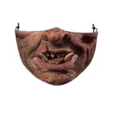 [ABCK] 面白いマスク 洗える 大人用 変装 ハロウィン フェイスカバー 仮装 パーティーグッズ 立体 ハッピー造り コスプレ 妖怪